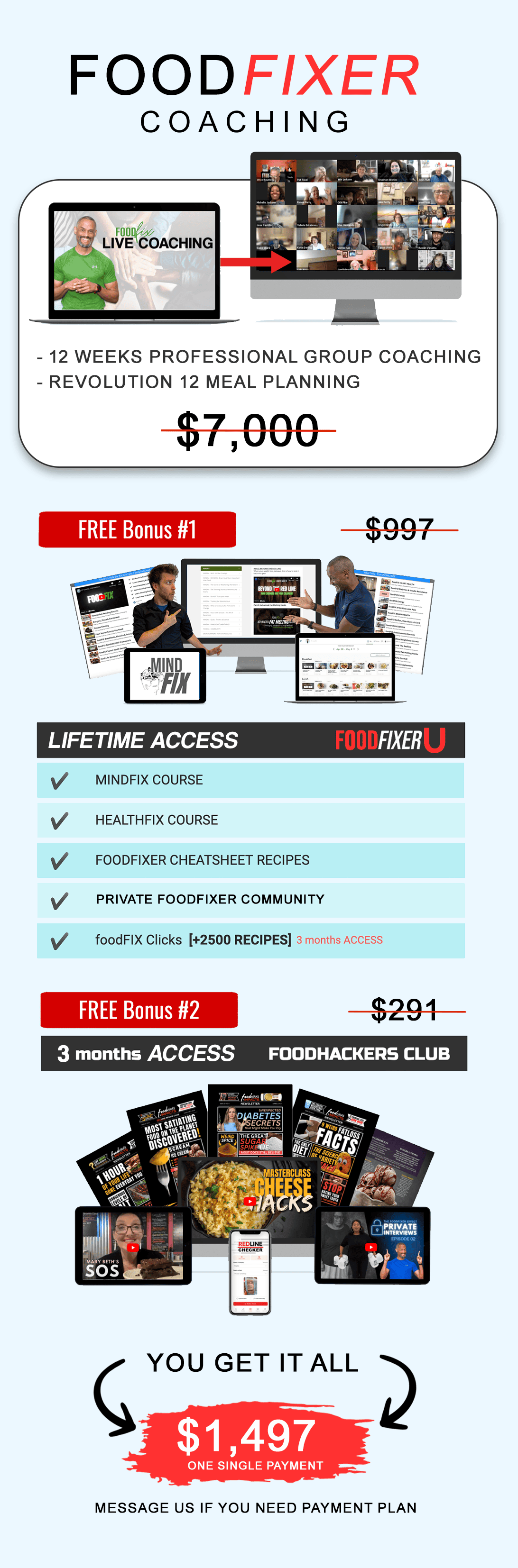 Food Fix University Enrollment